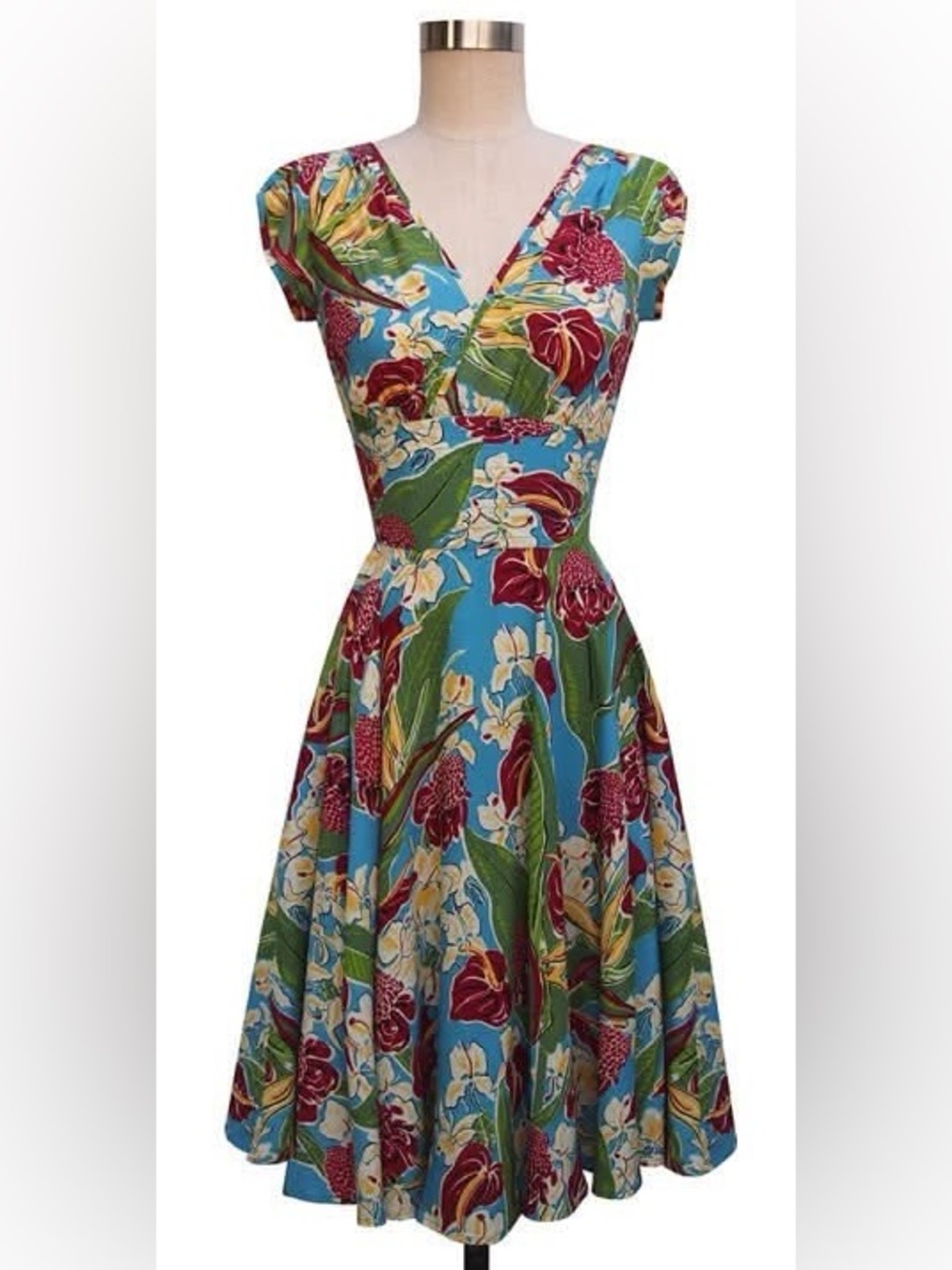 Trashy Diva Hawaiian Charm Allison Dress Size 8.